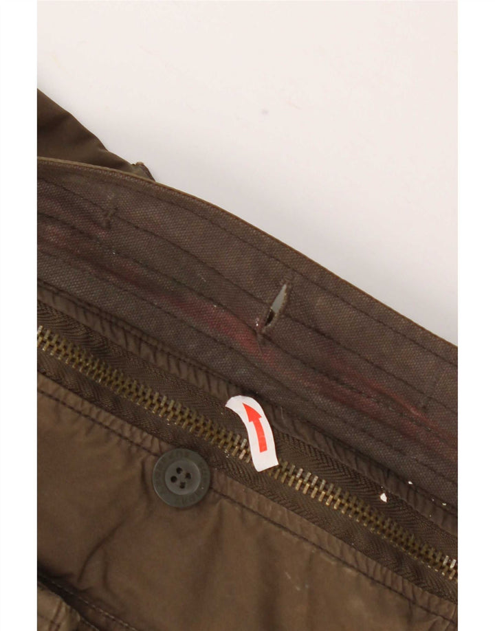 Jaqueta militar masculina Superdry UK 38 algodão cáqui médio