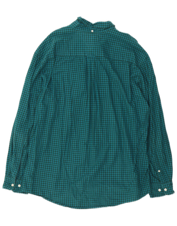 Camisa masculina Tommy Hilfiger 2XL algodão guingão verde