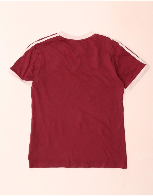 Camiseta Adidas Feminina Top UK 10 Pequena Algodão Vermelho