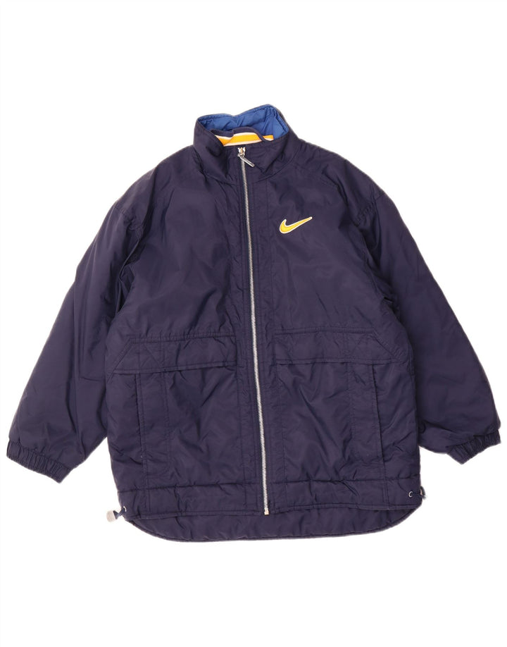 Jaqueta Nike Boys Graphic acolchoada 10-11 anos médio azul marinho nylon
