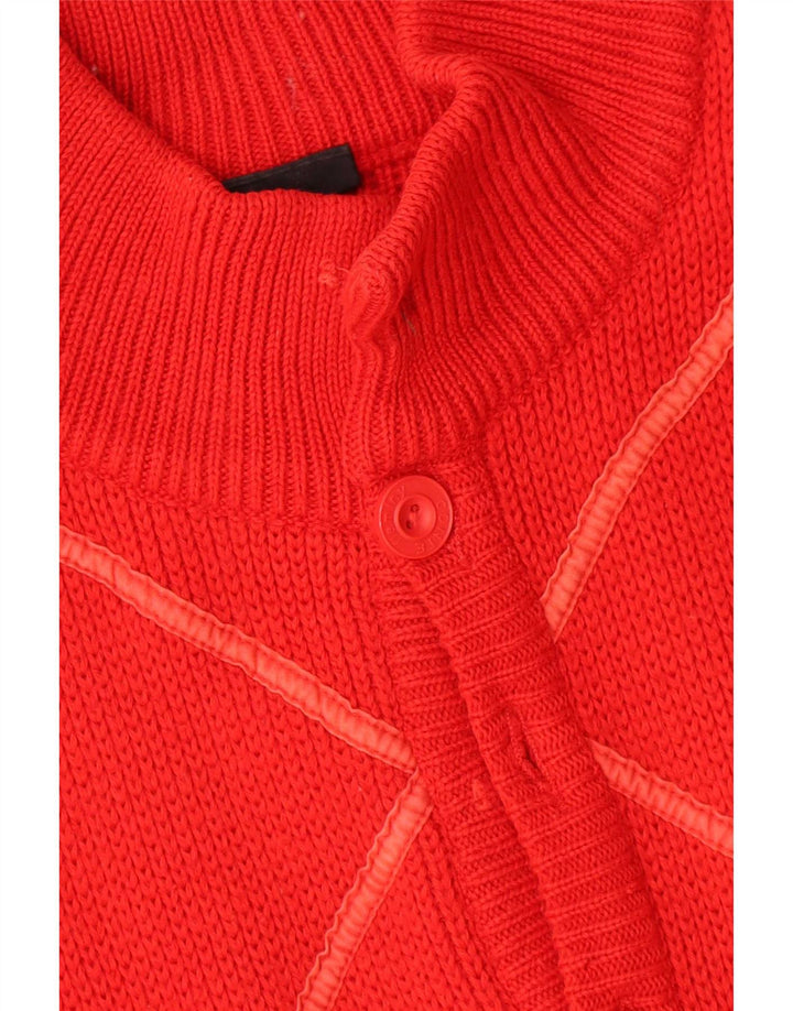 Suéter cardigã masculino vintage médio verde Argyle/Diamante