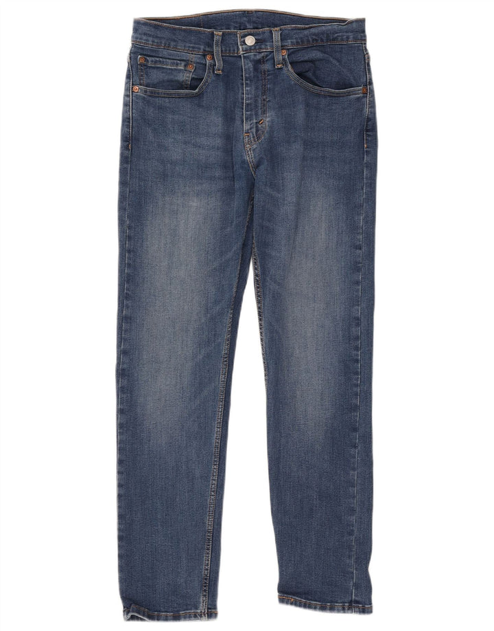 Levi's Masculino 502 Tapered Jeans W31 L30 Azul Algodão