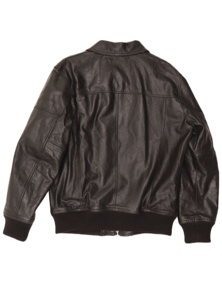Jaqueta de couro masculina Conbipel IT 54 XL preta