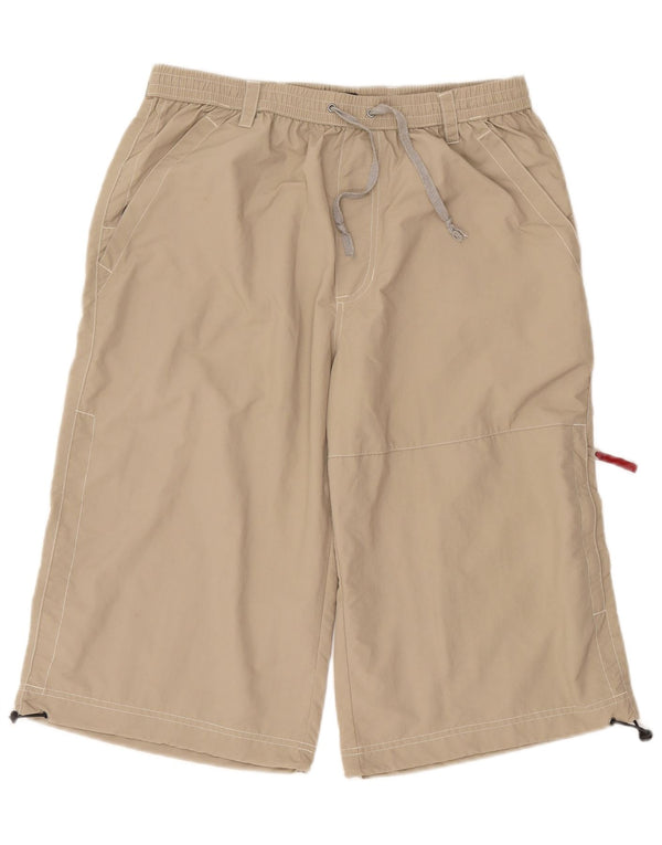 Diadora Mens Sport Shorts UK 44 XL W38 Bege Poliamida