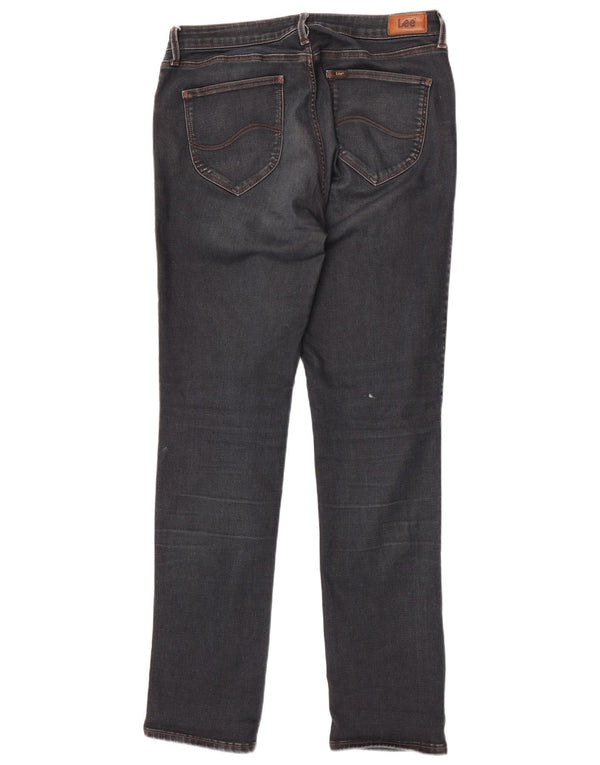 Lee Mens Marion Straight Jeans W33 L33 Azul Marinho Algodão