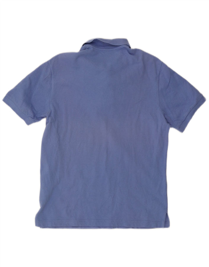 Camisa pólo masculina Murphy & Nye grande algodão azul