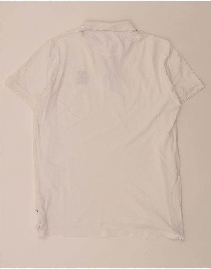 Camisa polo masculina AVIREX 2XL algodão branco
