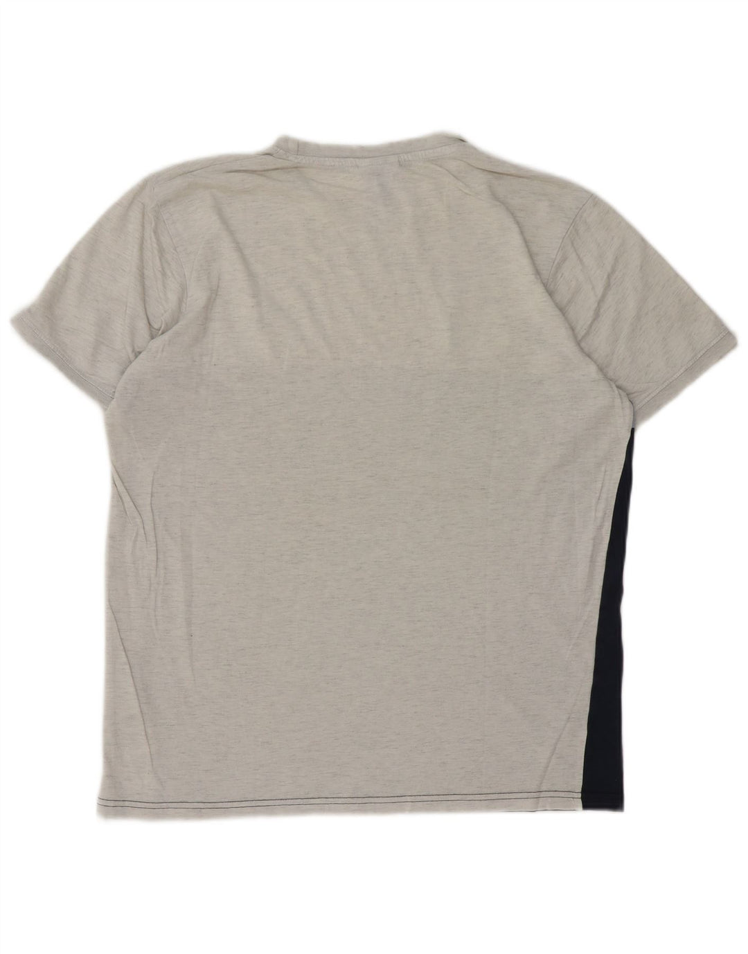 Camiseta masculina Ellesse grande algodão colorblock cinza