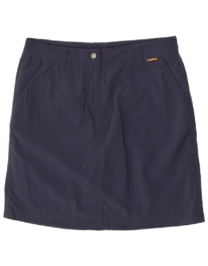 Minissaia feminina Jack Wolfskin Reino Unido 8 pequena W30 azul marinho poliamida