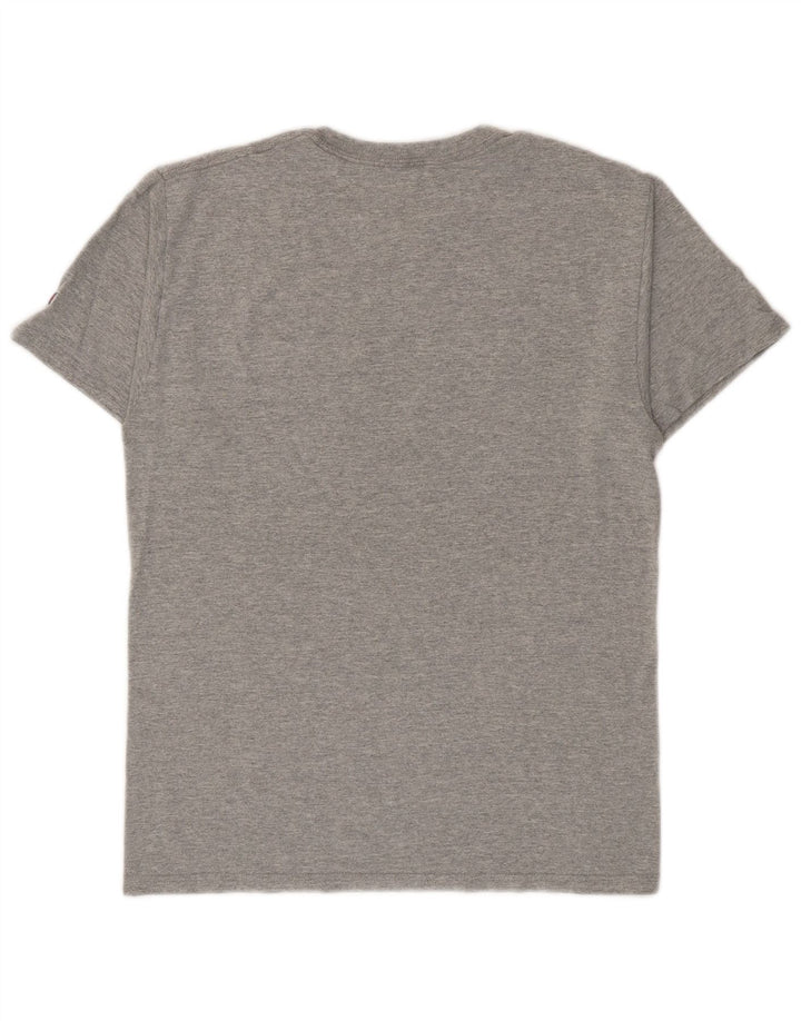 Camiseta masculina gráfica Champion pequeno algodão cinza