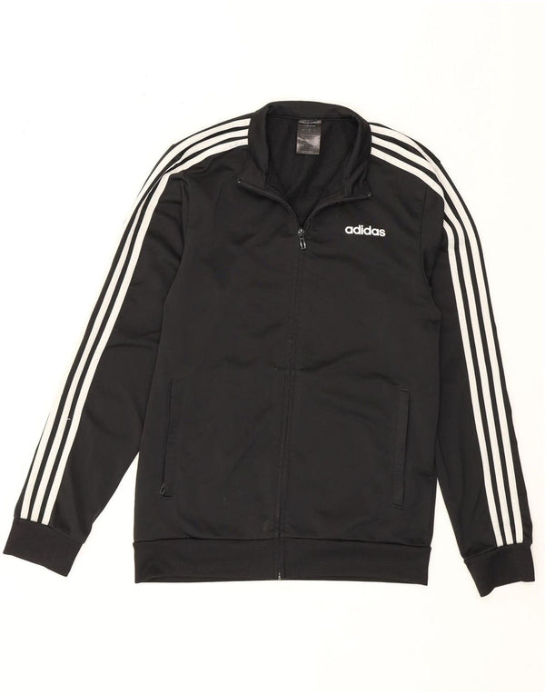 Adidas Mens Treino Top Jacket Pequeno Poliéster Preto