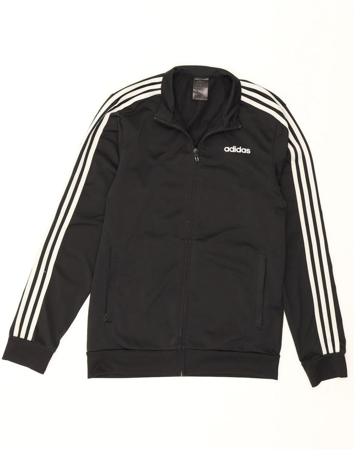 Adidas Mens Treino Top Jacket Pequeno Poliéster Preto