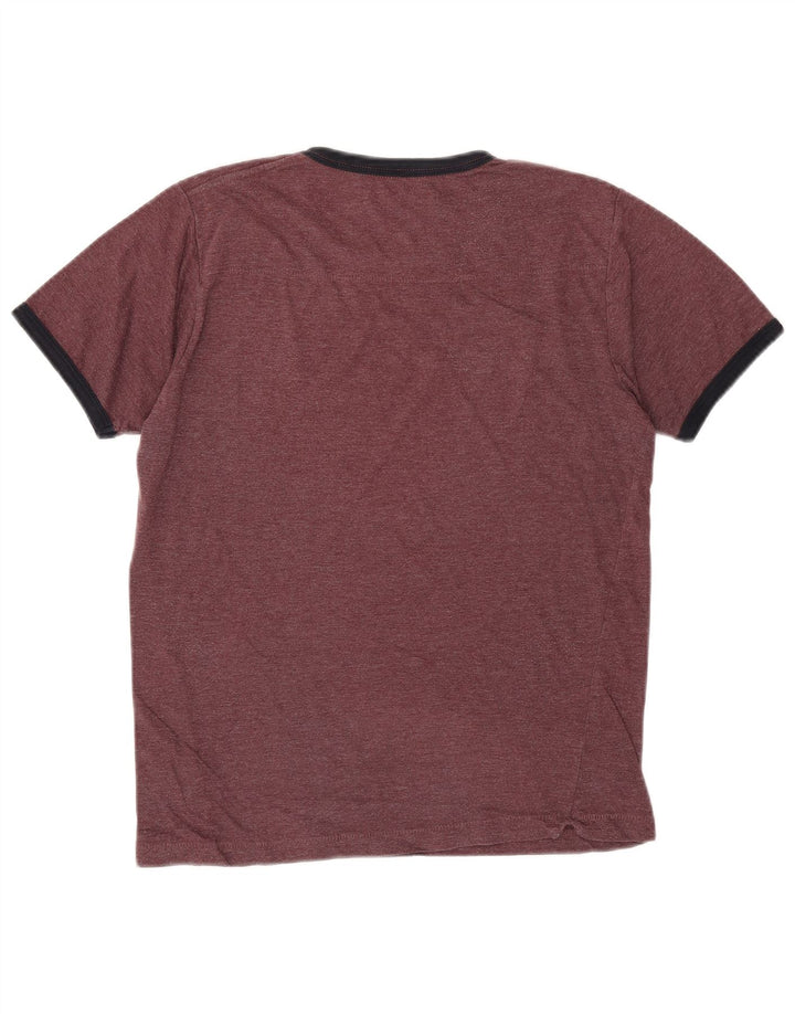 Camiseta masculina FRENCH CONNECTION pequeno algodão marrom