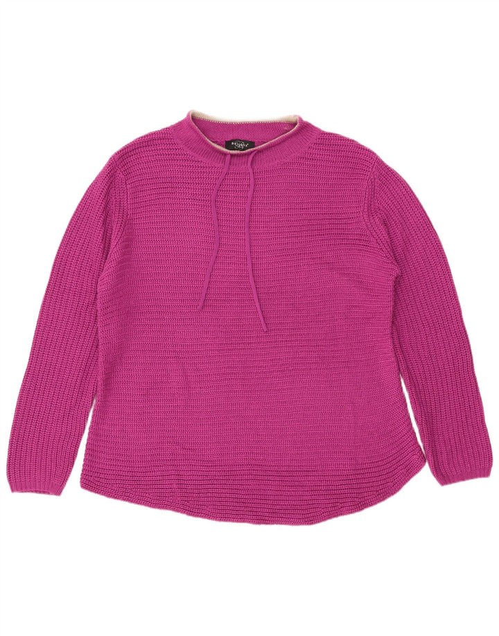 Suéter feminino BEXLEYS com gola redonda UK 20 2XL rosa
