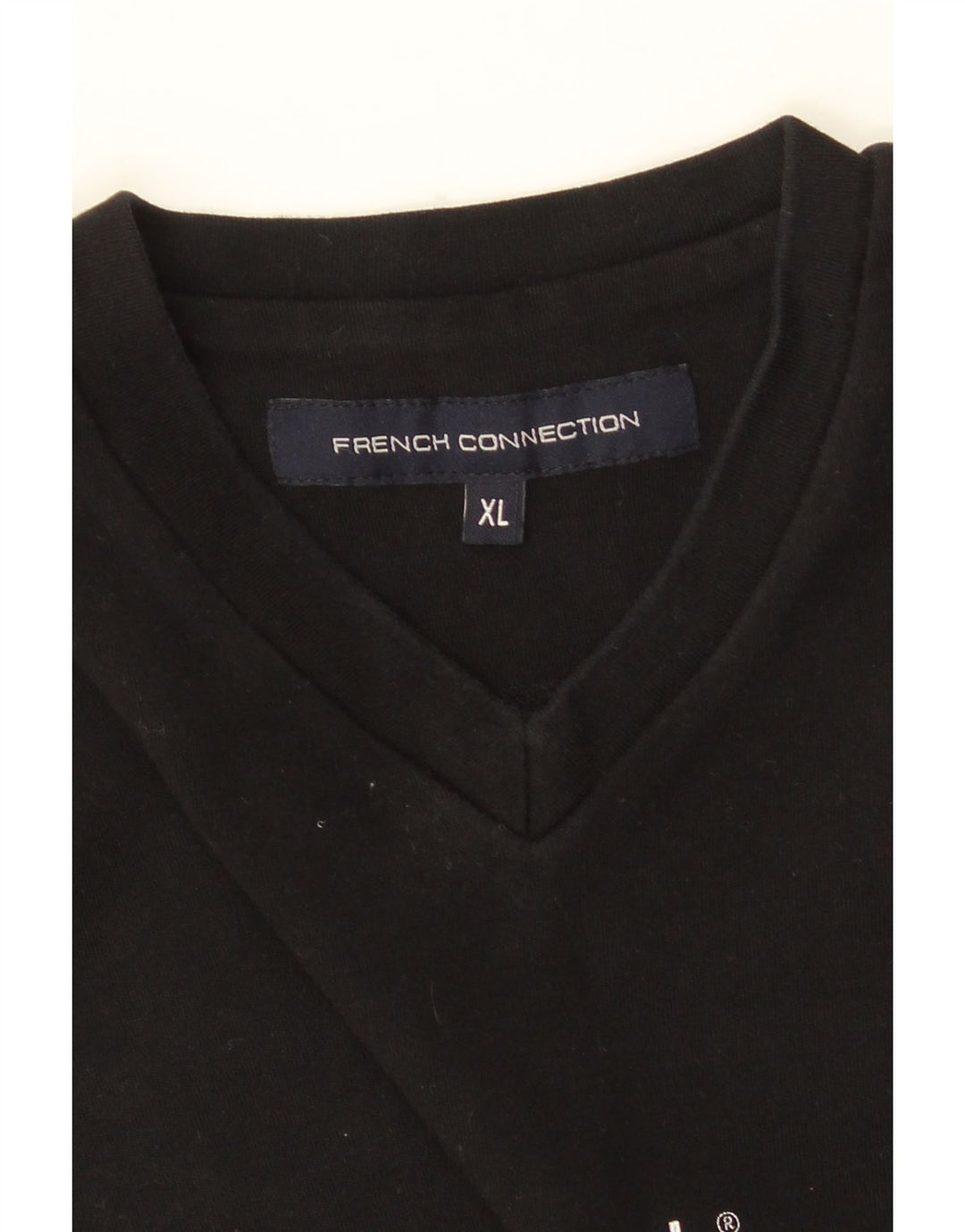Camiseta masculina FRENCH CONNECTION XL preta