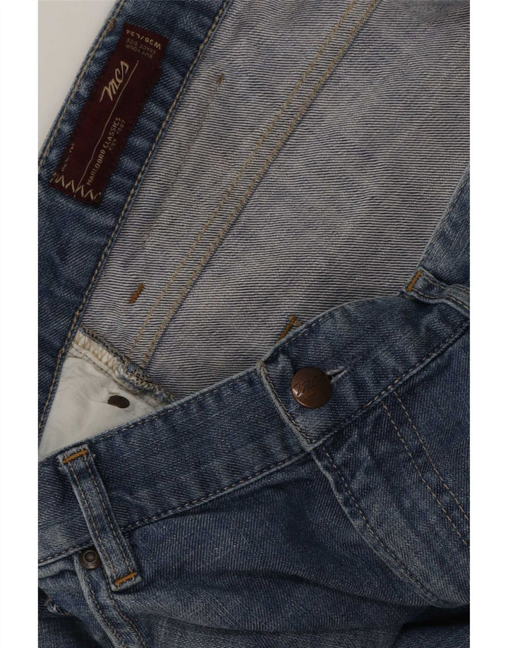 Jeans retos masculinos Marlboro Classics W36 L30 azul