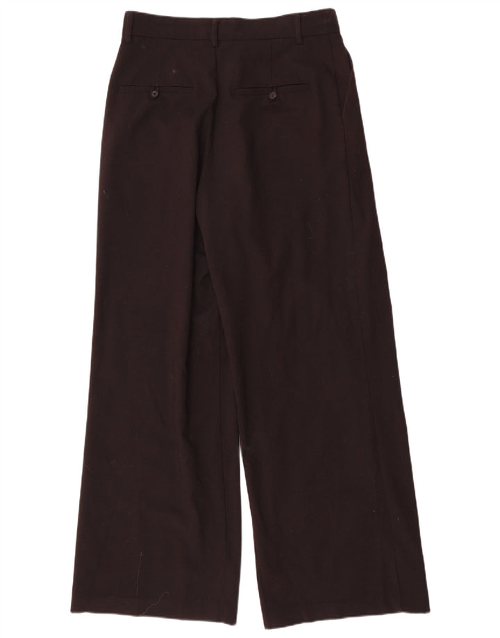 Zara Calça Chino Feminina Cintura Alta Pegged Médio W28 L31 Poliéster Preto