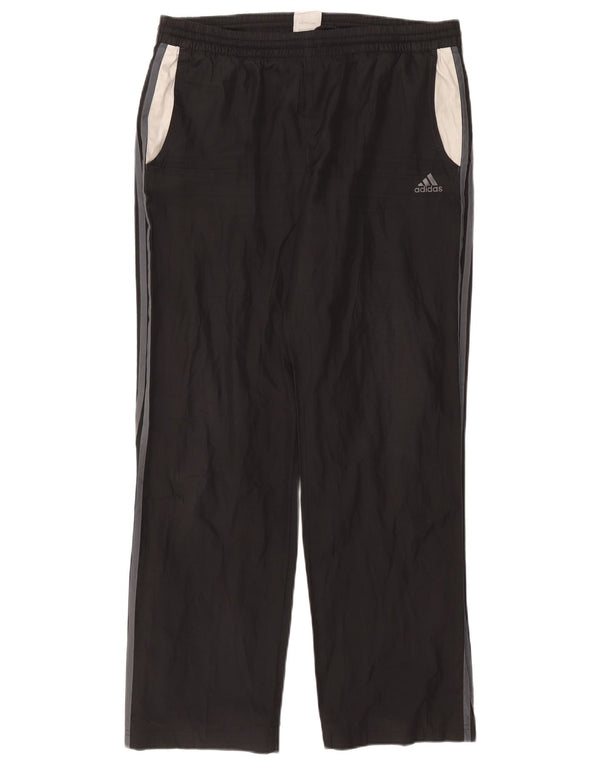 Calças de treino masculinas Adidas UK 42/44 grandes pretas