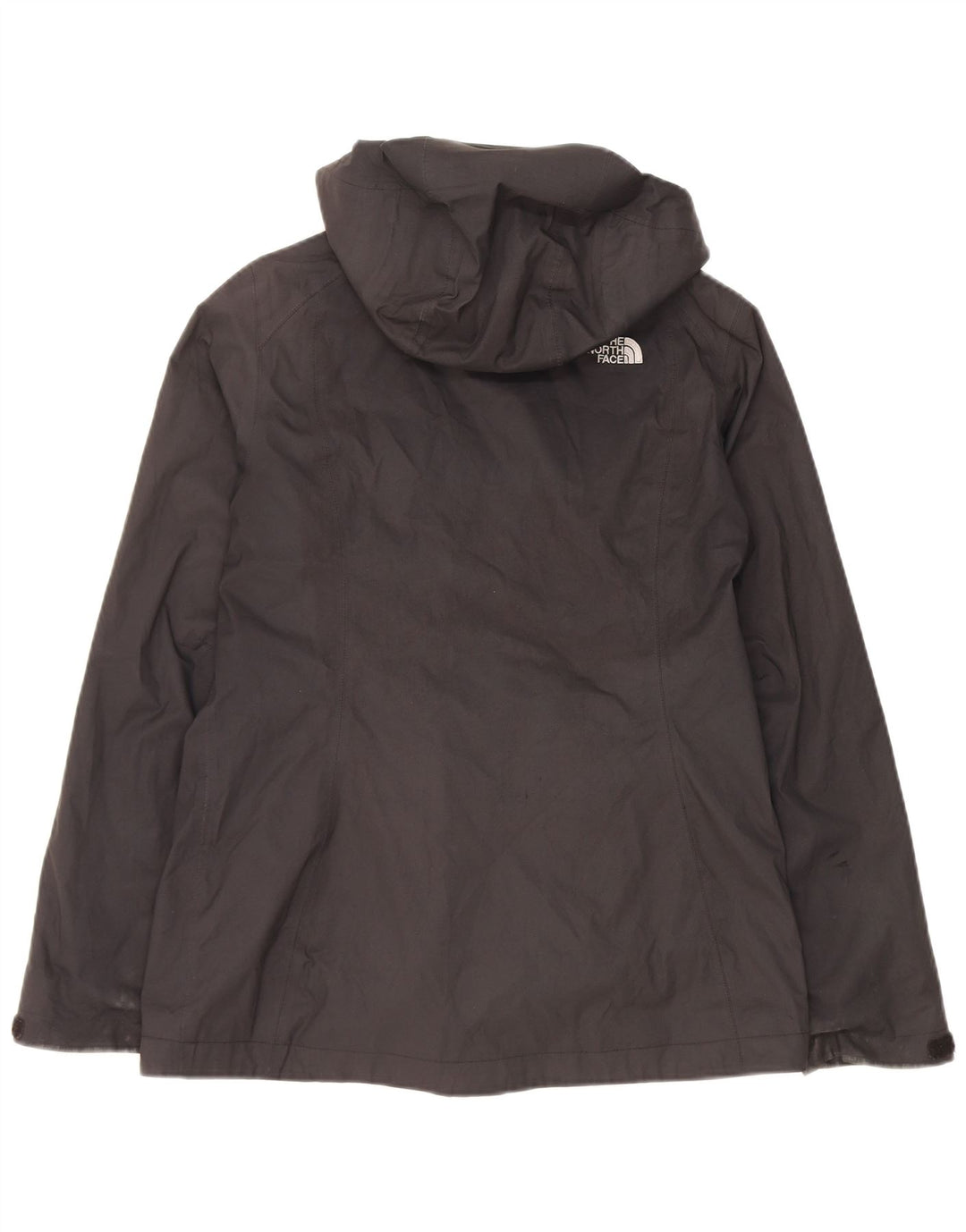 Jaqueta corta-vento feminina com capuz The North Face UK 14 médio preto