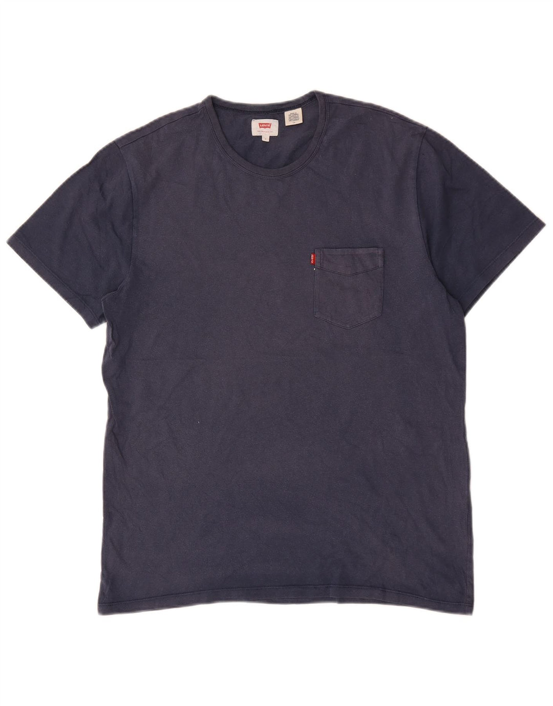 Camiseta masculina Levi's grande algodão azul marinho