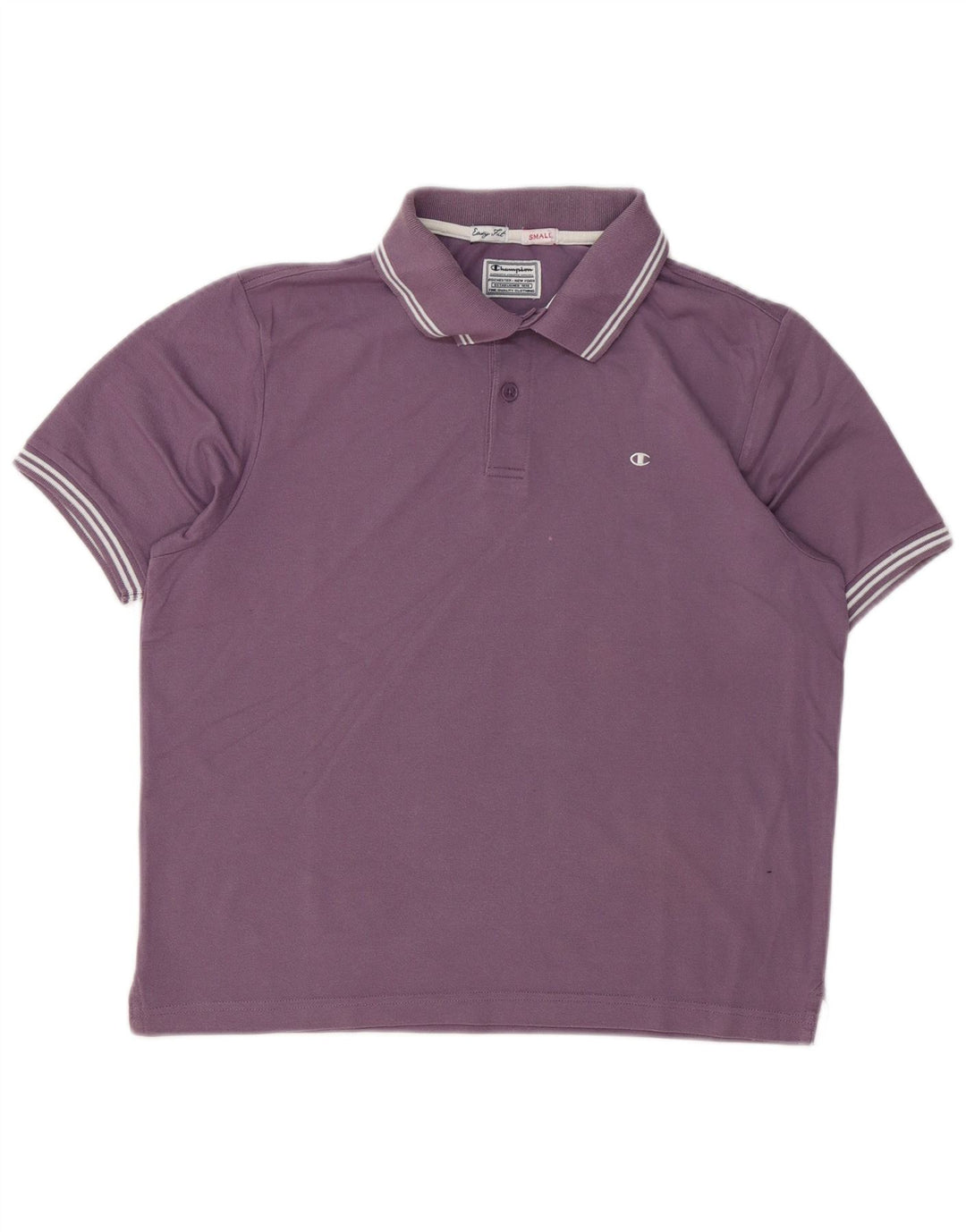 Camisa polo masculina Champion Easy Fit pequena roxa