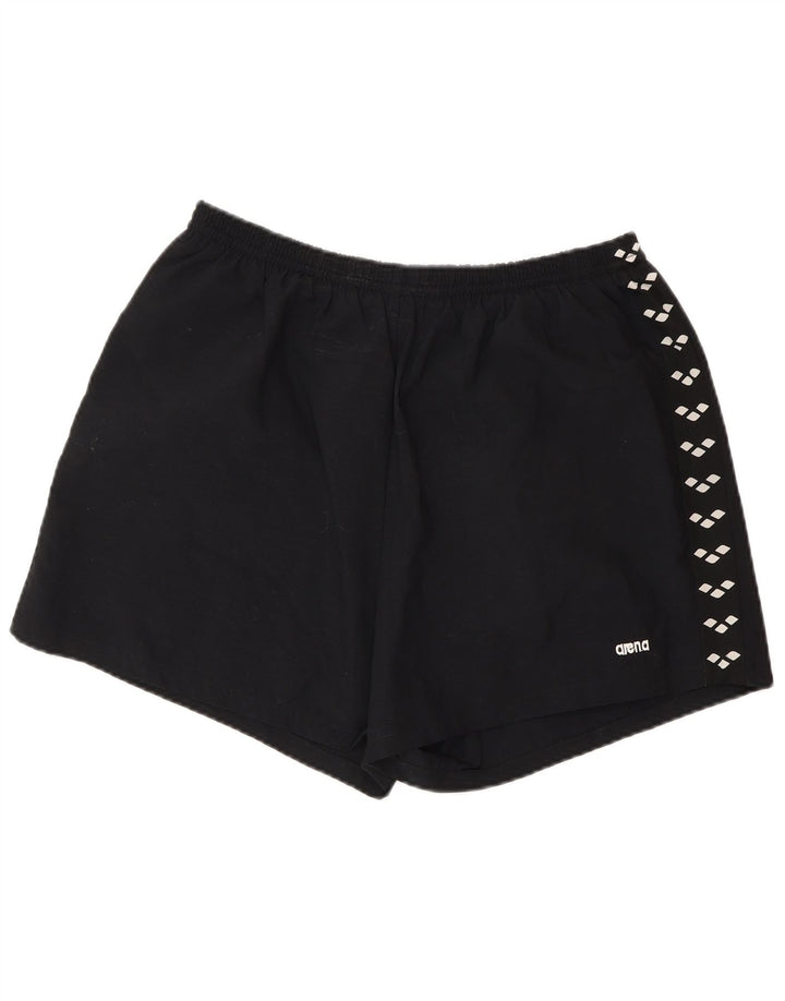 Arena Mens Graphic Natação Shorts XL Poliéster Preto