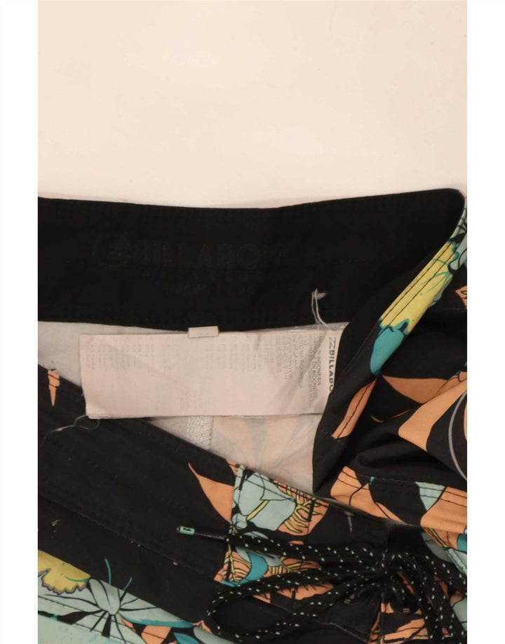 Shorts de natação masculino Billabong grande poliéster floral multicolorido