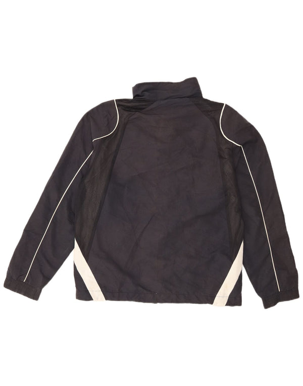 Lotto Mens Treino Top Jaqueta Grande Poliéster Colorblock Preto