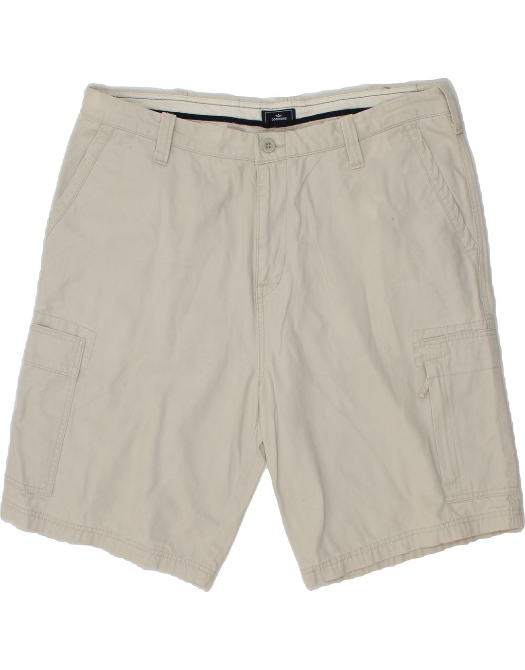 DOCKERS Mens Cargo Shorts W40 XL  Beige Cotton Vintage Dockers and Second-Hand Dockers from Messina Hembry 