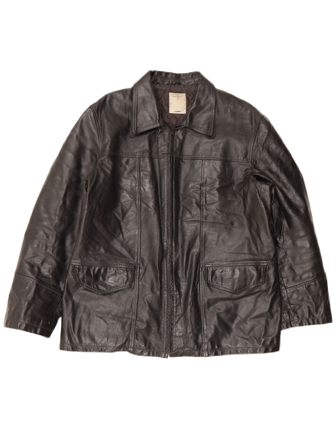 Jaqueta de couro masculina Conbipel IT 56 2XL preta