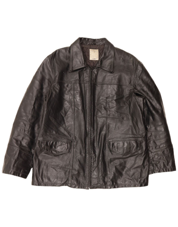 Jaqueta de couro masculina Conbipel IT 56 2XL preta