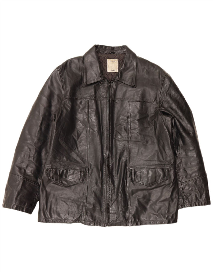 Jaqueta de couro masculina Conbipel IT 56 2XL preta