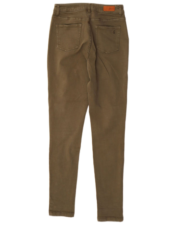 JOULES Jeans Skinny Feminino Reino Unido 10 Pequeno W28 L30 Cáqui Tencel