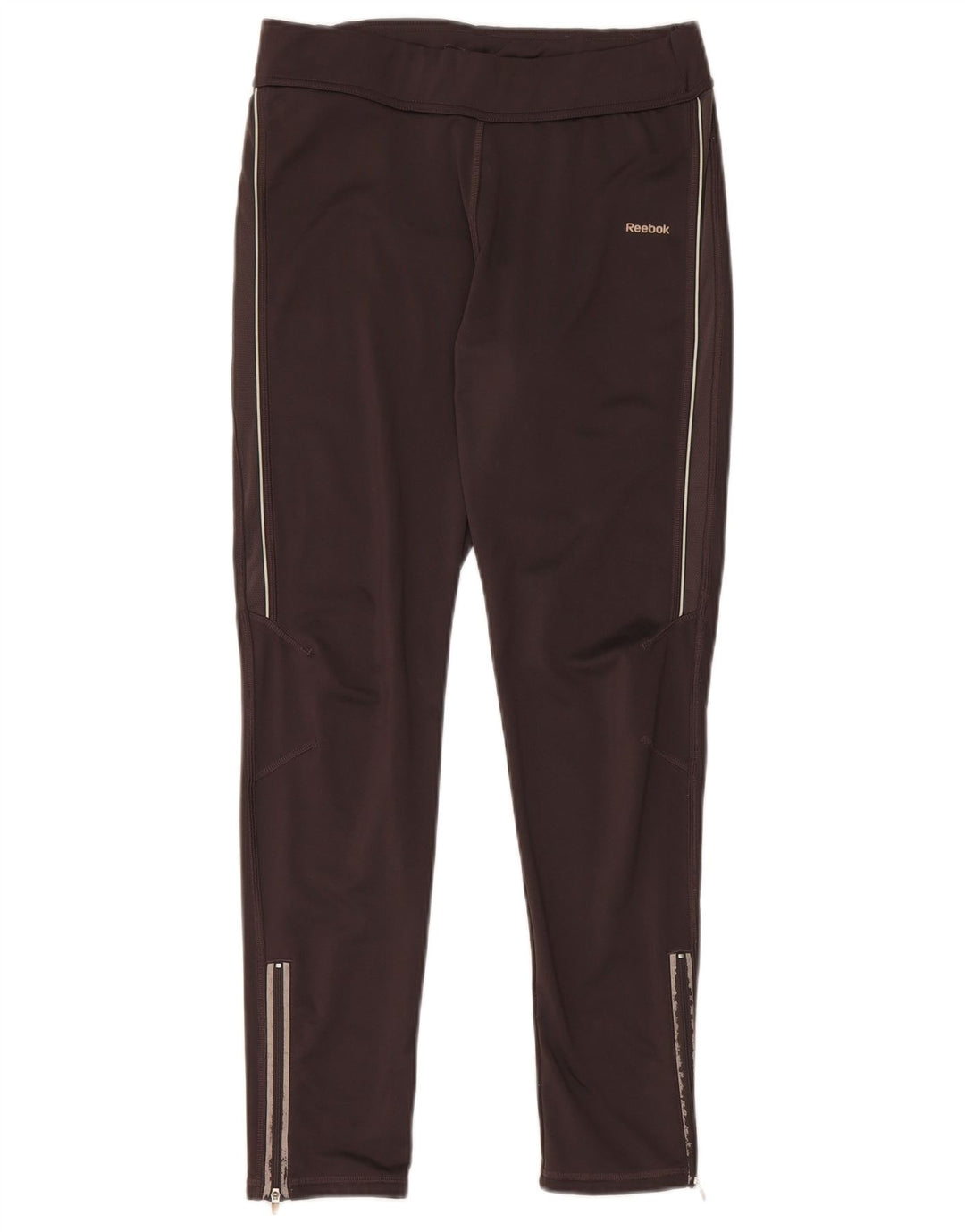 Leggings Reebok Mulher UK 16 Grande Poliéster Marrom