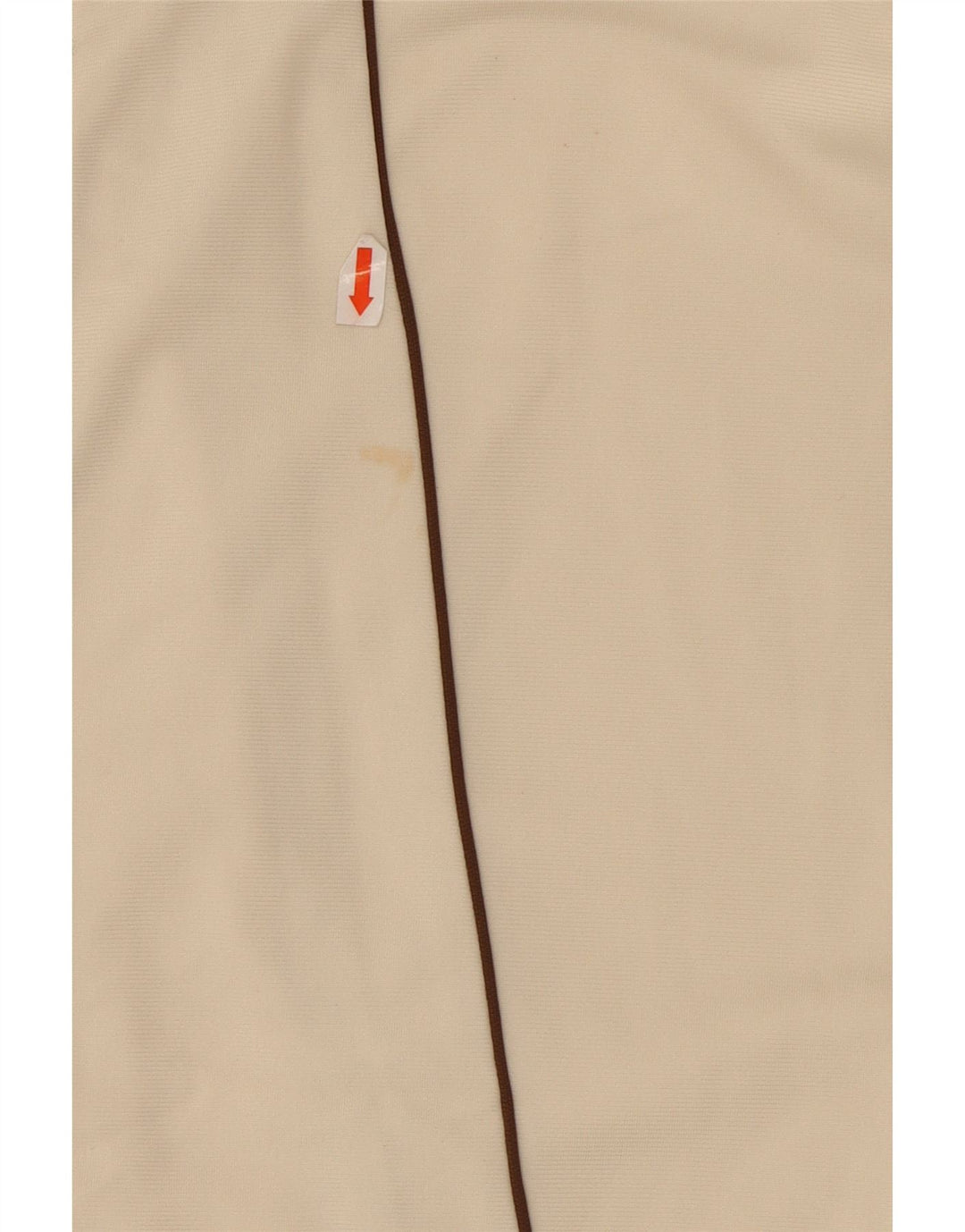 Calça de treino masculina Reebok grande poliéster bege