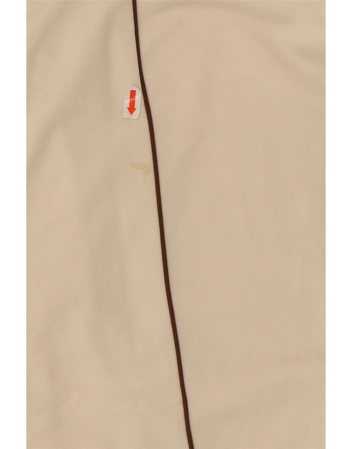 Calça de treino masculina Reebok grande poliéster bege