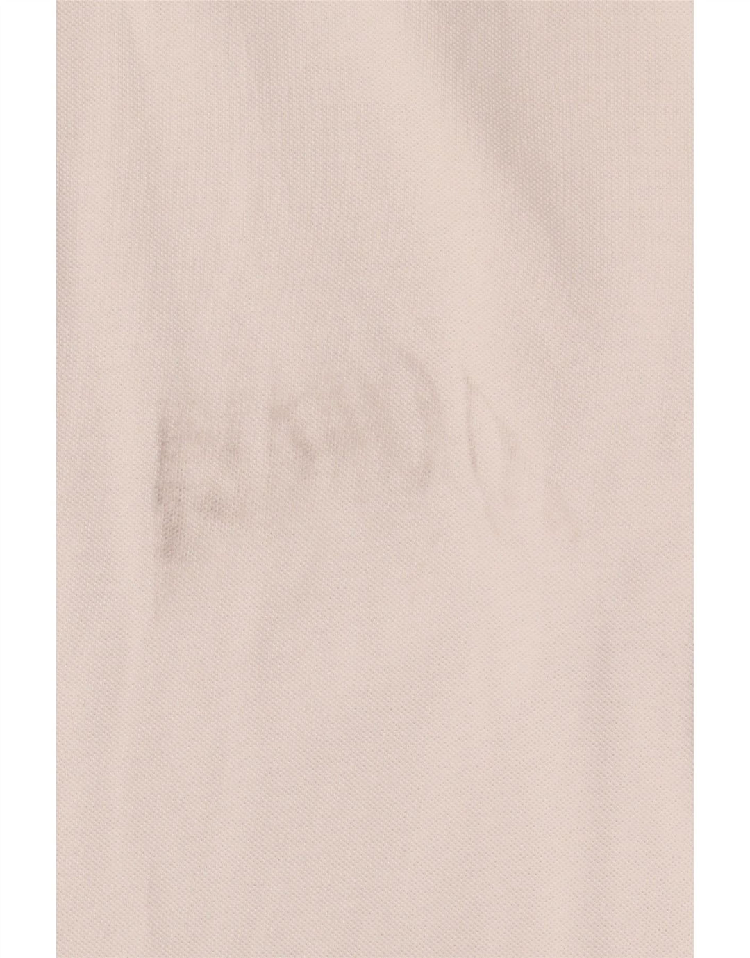 Camisa polo masculina de manga comprida Kappa de algodão branco médio
