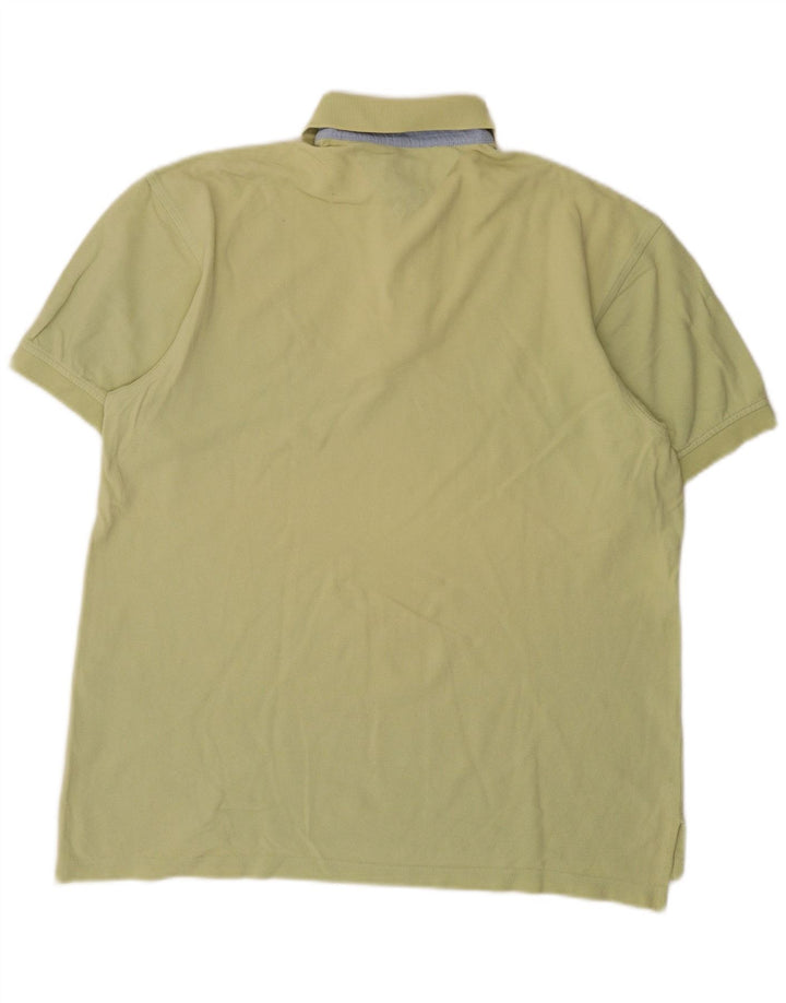 Camisa polo masculina Tommy Hilfiger pequena algodão cáqui