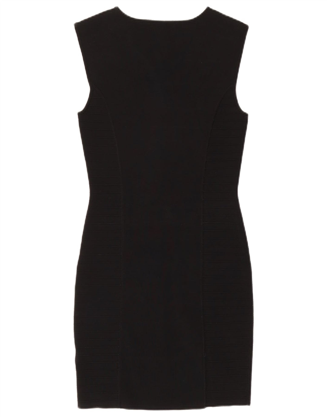 Vestido feminino Ted Baker sem mangas, tamanho 2, viscose preta pequena