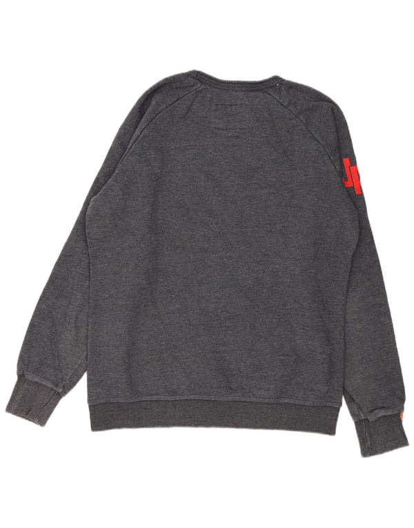 Superdry moletom gráfico masculino jumper 2XL algodão azul marinho