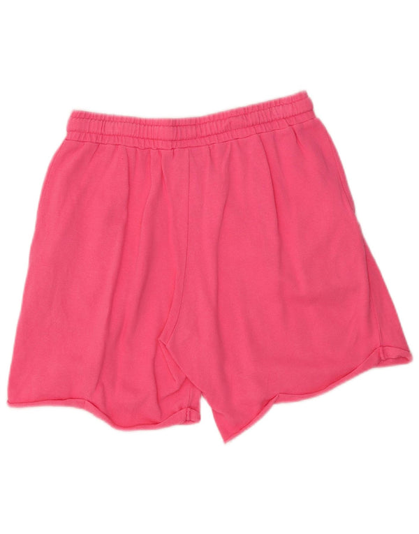 Shorts esportivos femininos Lotto UK 12 algodão rosa médio