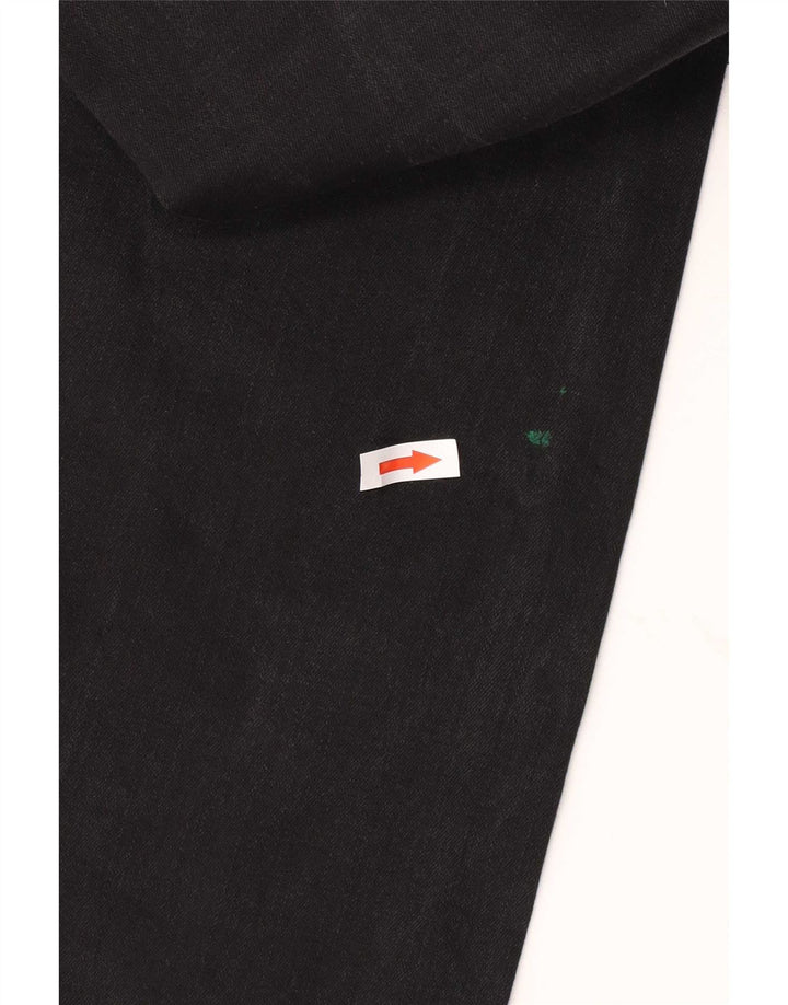 Zara Jeans feminino queimado EU 38 pequeno W28 L33 preto