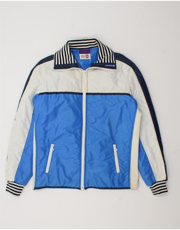 Jaqueta acolchoada masculina Colmar IT 50 azul médio Colourblock Nylon