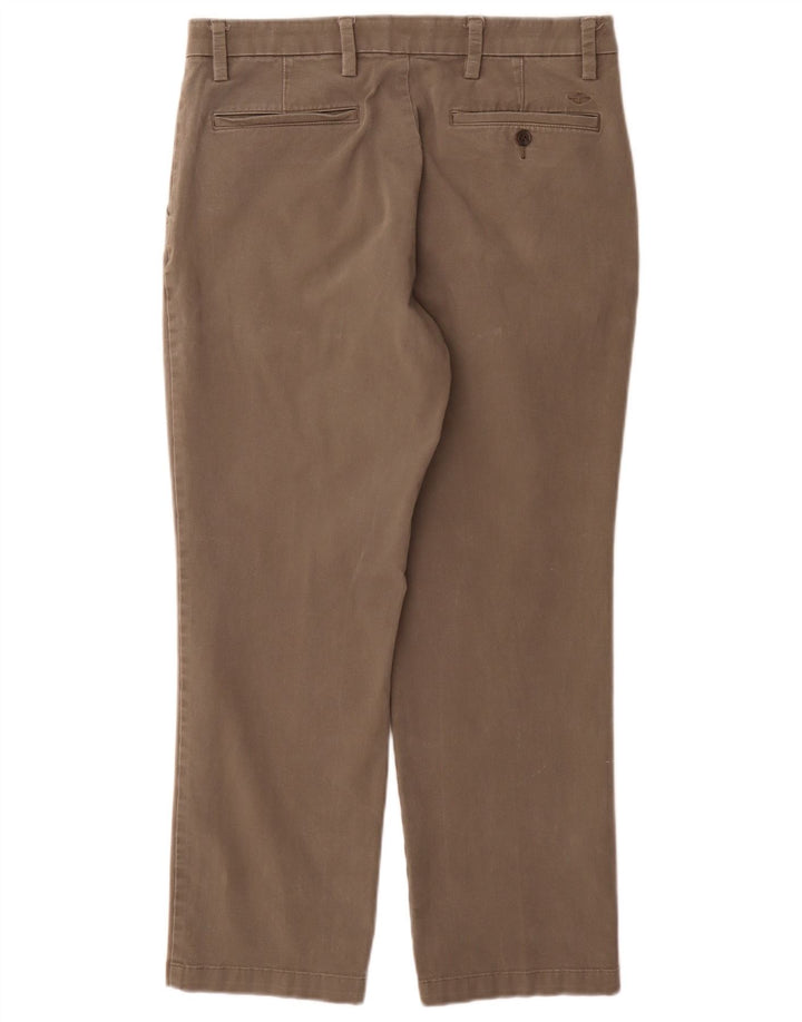 Calças masculinas Dockers Regular Chino W32 L28 Algodão cáqui