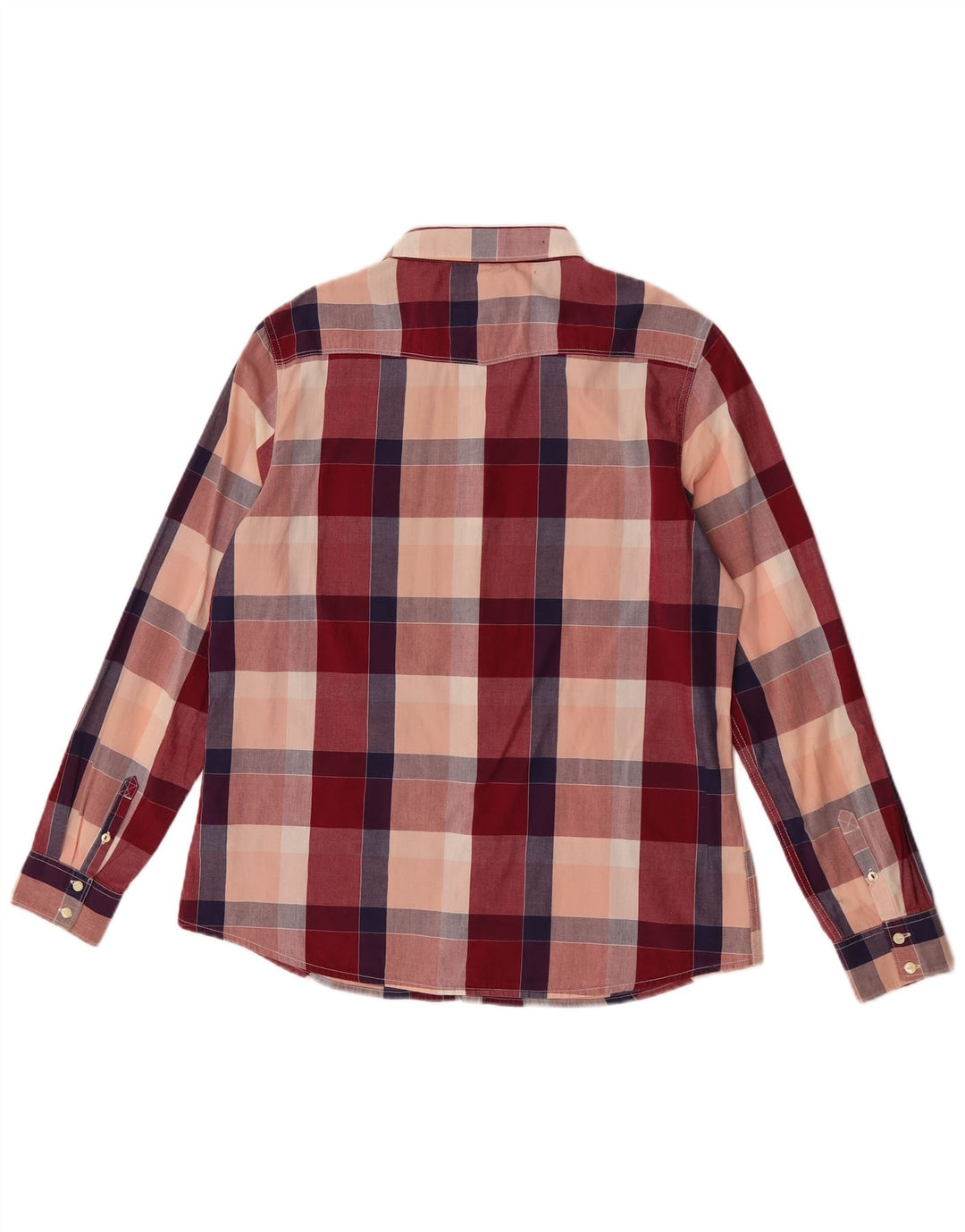 Camisa feminina Wrangler Regular Fit UK 18 XL algodão xadrez multicolorido