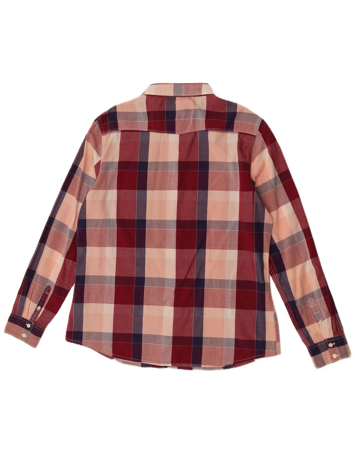 Camisa feminina Wrangler Regular Fit UK 18 XL algodão xadrez multicolorido