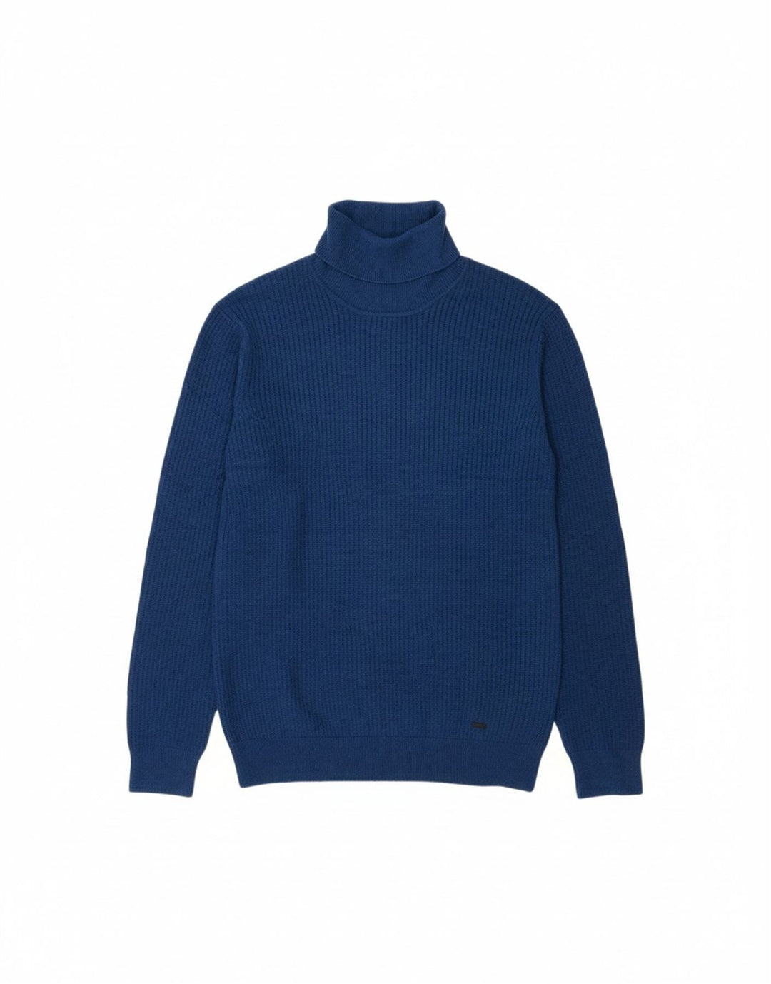LIU JO Suéter feminino com gola redonda e algodão azul UK 18 XL