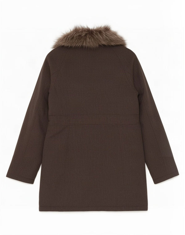 Jaqueta Parka Feminina The North Face UK 16 Grande Poliéster Cinza