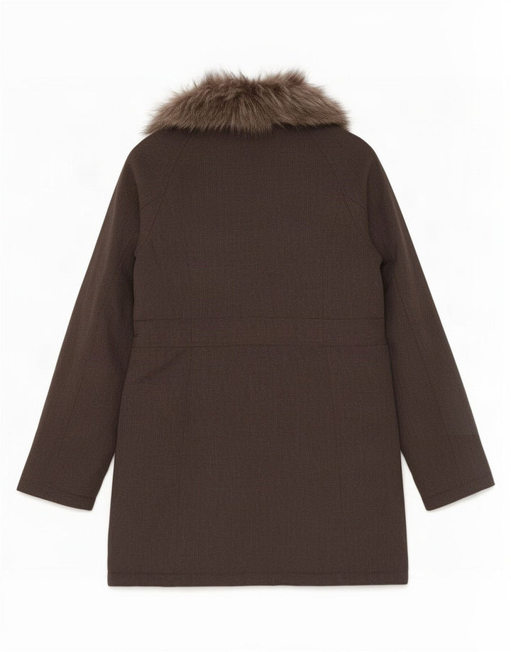 Jaqueta Parka Feminina The North Face UK 16 Grande Poliéster Cinza