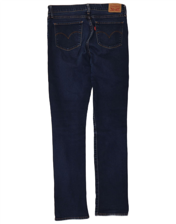 Calça jeans feminina Levi's 314 Shaping Straight W31 L32 azul algodão
